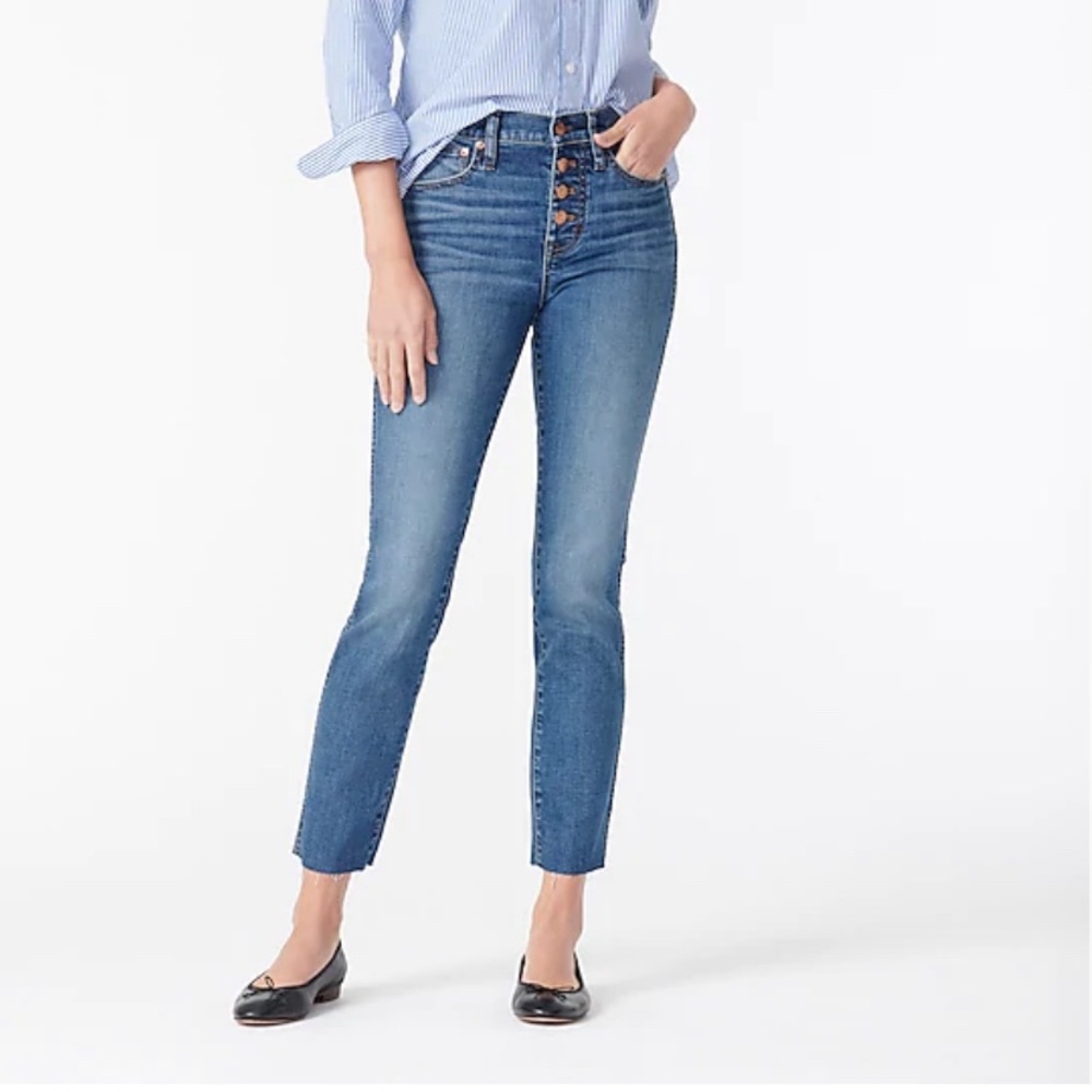 J. Crew 9” Vintage Straight Big Sky Wash size 28